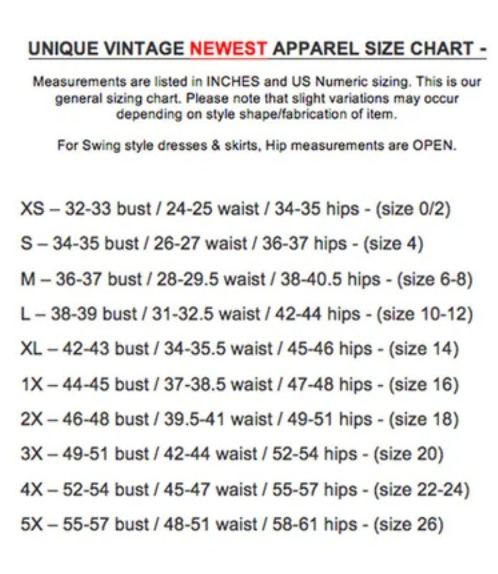 General Sizing Chart